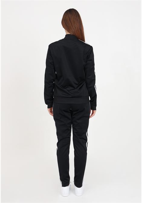 Essentials 3-stripes women's black fitted tracksuit ADIDAS PERFORMANCE | IJ8781.